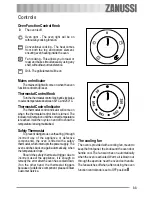 Предварительный просмотр 33 страницы Zanussi ZOU 133 User Manual