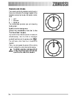 Предварительный просмотр 34 страницы Zanussi ZOU 133 User Manual