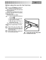 Предварительный просмотр 35 страницы Zanussi ZOU 133 User Manual