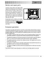 Предварительный просмотр 49 страницы Zanussi ZOU 133 User Manual