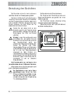 Предварительный просмотр 10 страницы Zanussi ZOU 233 User Manual