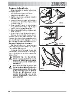 Предварительный просмотр 16 страницы Zanussi ZOU 233 User Manual