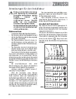 Предварительный просмотр 20 страницы Zanussi ZOU 233 User Manual