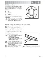 Предварительный просмотр 33 страницы Zanussi ZOU 233 User Manual