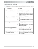 Предварительный просмотр 41 страницы Zanussi ZOU 233 User Manual