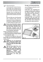 Preview for 19 page of Zanussi ZOU 234 User Manual