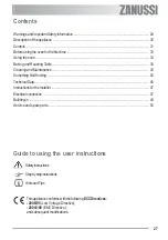 Preview for 27 page of Zanussi ZOU 234 User Manual