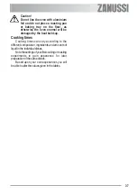 Preview for 37 page of Zanussi ZOU 234 User Manual