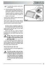 Предварительный просмотр 43 страницы Zanussi ZOU 234 User Manual