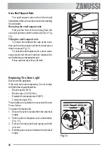 Предварительный просмотр 44 страницы Zanussi ZOU 234 User Manual