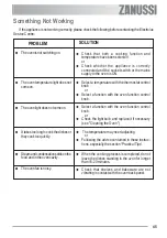 Предварительный просмотр 45 страницы Zanussi ZOU 234 User Manual