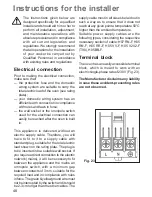 Предварительный просмотр 23 страницы Zanussi ZOU 332 FTI Instruction Booklet