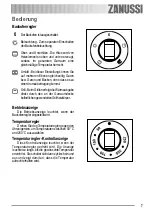 Предварительный просмотр 7 страницы Zanussi ZOU 333 User Manual