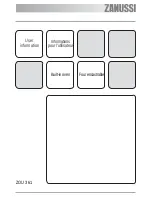 Zanussi ZOU 361 User Information предпросмотр