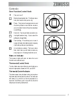 Предварительный просмотр 7 страницы Zanussi ZOU 361 User Information