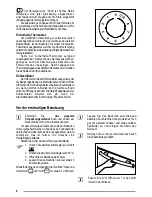 Предварительный просмотр 6 страницы Zanussi ZOU 363 User Manual