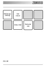 Zanussi ZOU 365 User Manual preview