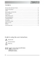 Preview for 28 page of Zanussi ZOU 482 User Manual