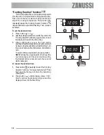 Preview for 36 page of Zanussi ZOU 482 User Manual