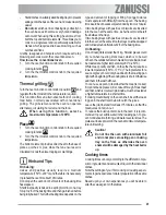 Preview for 41 page of Zanussi ZOU 482 User Manual