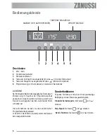 Предварительный просмотр 6 страницы Zanussi ZOU 592 User Manual