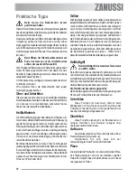 Предварительный просмотр 18 страницы Zanussi ZOU 592 User Manual