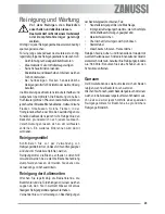 Предварительный просмотр 23 страницы Zanussi ZOU 592 User Manual