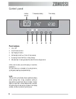 Предварительный просмотр 36 страницы Zanussi ZOU 592 User Manual