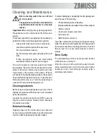 Предварительный просмотр 53 страницы Zanussi ZOU 592 User Manual