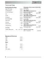 Предварительный просмотр 58 страницы Zanussi ZOU 592 User Manual