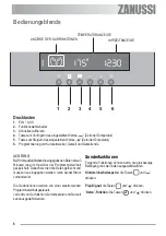 Предварительный просмотр 6 страницы Zanussi ZOU 594 User Manual