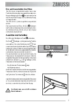 Предварительный просмотр 7 страницы Zanussi ZOU 594 User Manual