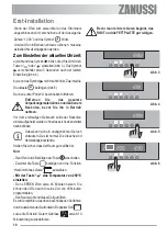 Предварительный просмотр 10 страницы Zanussi ZOU 594 User Manual