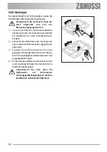 Предварительный просмотр 24 страницы Zanussi ZOU 594 User Manual