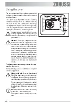 Предварительный просмотр 44 страницы Zanussi ZOU 594 User Manual