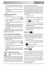 Предварительный просмотр 46 страницы Zanussi ZOU 594 User Manual