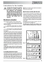 Предварительный просмотр 63 страницы Zanussi ZOU 594 User Manual