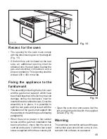 Предварительный просмотр 20 страницы Zanussi ZOU 653 FTI Instruction Booklet