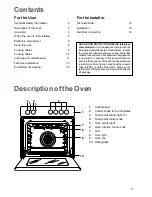 Предварительный просмотр 3 страницы Zanussi ZOU 851 Instruction Booklet