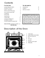 Предварительный просмотр 3 страницы Zanussi ZOU 883 Instruction Booklet