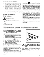 Предварительный просмотр 3 страницы Zanussi ZOU 884 Instruction Booklet