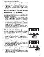 Предварительный просмотр 9 страницы Zanussi ZOU 884 Instruction Booklet