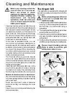 Предварительный просмотр 15 страницы Zanussi ZOU 884 Instruction Booklet