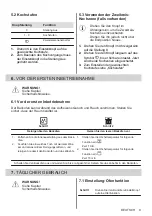 Preview for 9 page of Zanussi ZOU20311XU User Manual