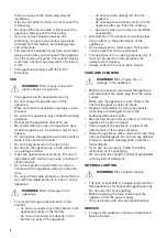 Предварительный просмотр 4 страницы Zanussi ZOU20612XU User Manual