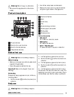 Предварительный просмотр 5 страницы Zanussi ZOU30601 User Manual