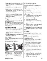 Предварительный просмотр 13 страницы Zanussi ZOU30601 User Manual