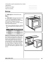 Предварительный просмотр 33 страницы Zanussi ZOU30601 User Manual