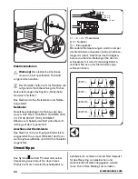 Предварительный просмотр 34 страницы Zanussi ZOU30601 User Manual