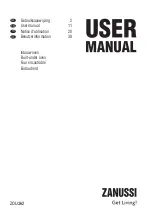 Zanussi ZOU362 User Manual предпросмотр